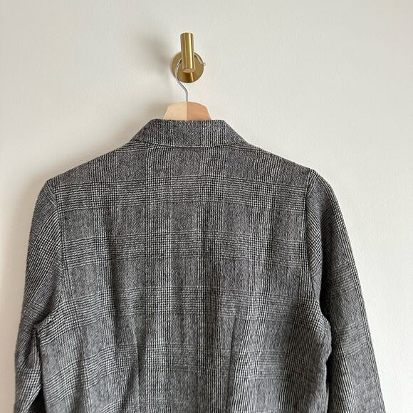 Creatures Of The Wind Wool Herringbone Embroidered Button Down Shirt - Picture 8 of 8